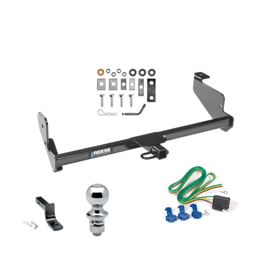 Reese Trailer Tow Hitch For 00-07 Ford Focus ZX5 Complete Package w/ Wiring Draw Bar and 2" Ball