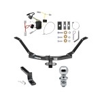 Reese Trailer Tow Hitch For 06-07 Honda Accord Coupe Complete Package w/ Wiring Draw Bar and 1-7/8" Ball