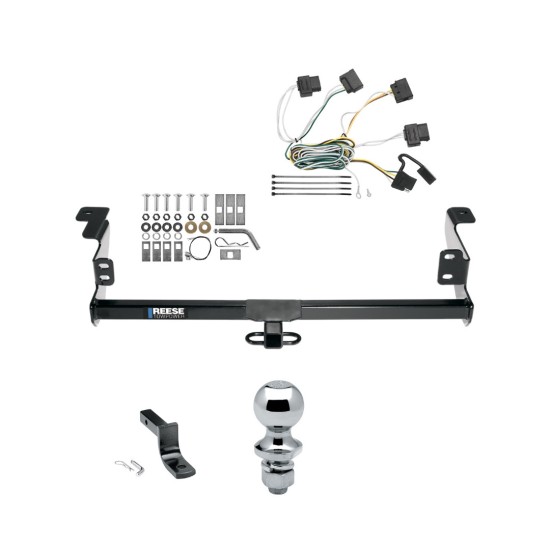 Reese Trailer Tow Hitch For 08-11 Ford Focus Complete Package w/ Wiring Draw Bar and 1-7/8" Ball