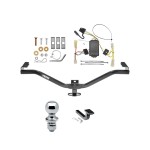 Trailer Tow Hitch For 07-11 Suzuki SX4 Hatchback Complete Package w/ Wiring Draw Bar and 2" Ball