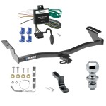 Reese Trailer Tow Hitch For 07-10 Scion tC Complete Package w/ Wiring Draw Bar and 1-7/8" Ball