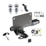 Reese Trailer Tow Hitch For 07-08 Infiniti G35 09-13 G37 4 Dr. Sedan Deluxe Package Wiring 2" and 1-7/8" Ball and Lock