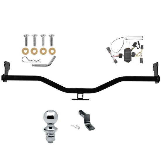 Reese Trailer Tow Hitch For 10-13 KIA Soul Except w/LED Taillights Complete Package w/ Wiring Draw Bar and 2" Ball