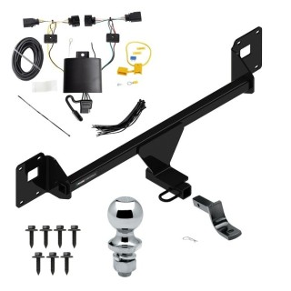 Reese Trailer Tow Hitch For 19-23 Volkswagen Jetta Complete Package w/ Wiring Draw Bar and 1-7/8" Ball