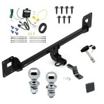 Reese Trailer Tow Hitch For 18-23 Volkswagen GTI Deluxe Package Wiring 2" and 1-7/8" Ball and Lock