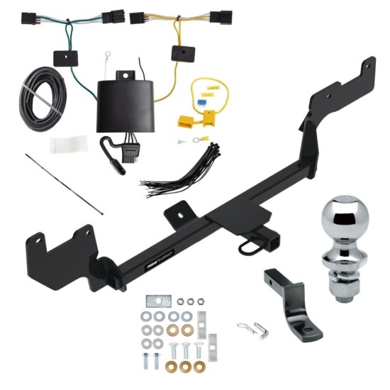 Reese Trailer Tow Hitch For 20-23 Hyundai Venue Complete Package w/ Wiring Draw Bar and 2" Ball