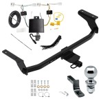 Reese Trailer Tow Hitch For 20-23 Mazda CX-30 w/ Plug & Play Wiring Draw Bar and 2" Ball