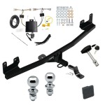 Reese Trailer Tow Hitch For 21-23 KIA Rio 5 Dr. Deluxe Package Wiring 2" and 1-7/8" Ball and Lock