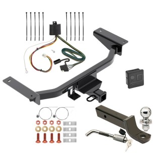 Reese Trailer Tow Hitch For 16-23 Mazda CX-9 Deluxe Package Wiring 2" Ball Mount and Lock