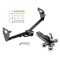 Reese Trailer Tow Hitch Receiver For 15-23 Jeep Renegade w/Tri-Ball Triple Ball 1-7/8" 2" 2-5/16"