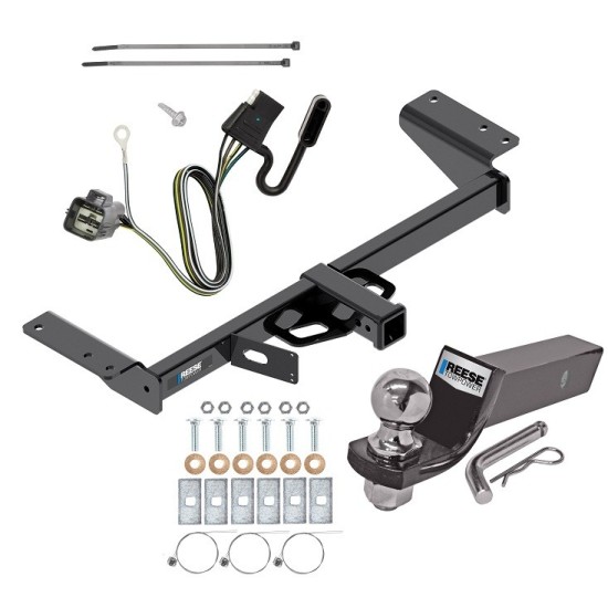 Reese Trailer Tow Hitch For 17-24 Cadillac XT5 Complete Package w/ Wiring and 2" Ball