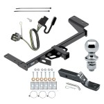 Reese Trailer Tow Hitch For 17-24 Cadillac XT5 2" Receiver Complete Package w/ Wiring and 1-7/8" Ball