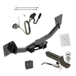 Reese Trailer Tow Hitch For 17-23 GMC Acadia Exc 17 Limited 19-24 Chevy Blazer 2020 Cadillac XT6 Deluxe Package Wiring 2" Ball Mount and Lock