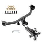 Reese Trailer Tow Hitch Receiver For 17-22 KIA Sportage except SX and SX Turbo w/Tri-Ball Triple Ball 1-7/8" 2" 2-5/16"