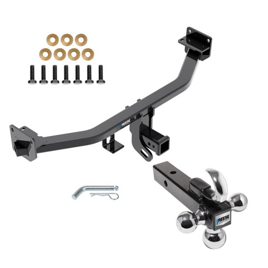 Reese Trailer Tow Hitch Receiver For 17-22 KIA Sportage except SX and SX Turbo w/Tri-Ball Triple Ball 1-7/8" 2" 2-5/16"