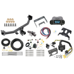 Trailer Hitch Tow Package Prodigy P3 Brake Control For 17-22 KIA Sportage Except SX & SX Turbo w/ 7-Way RV Wiring 2" Drop Mount 2" Ball Class 3 2" Receiver Reese Tekonsha