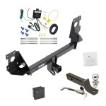 Reese Trailer Tow Hitch For 17-25 Audi Q7 Deluxe Package Wiring 2" Ball Mount and Lock