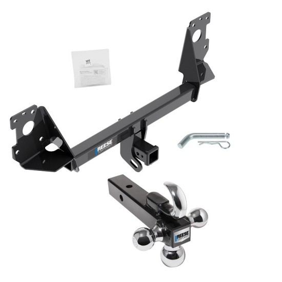 Reese Trailer Tow Hitch Receiver For 17-25 Audi Q7 w/Tri-Ball Triple Ball 1-7/8" 2" 2-5/16"