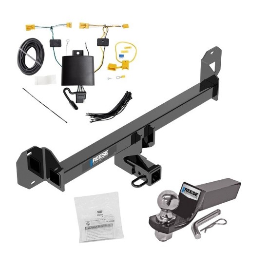 Reese Trailer Tow Hitch For 16-22 Mercedes-Benz GLC300 Except PO3 Premium Package Complete Package w/ Wiring and 2" Ball