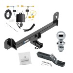 Reese Trailer Tow Hitch For 16-22 Mercedes-Benz GLC300 Except PO3 Premium Package 2" Receiver Complete Package w/ Wiring and 1-7/8" Ball