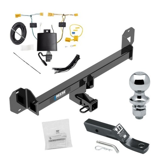 Reese Trailer Tow Hitch For 16-22 Mercedes-Benz GLC300 Except PO3 Premium Package 2" Receiver Complete Package w/ Wiring and 1-7/8" Ball