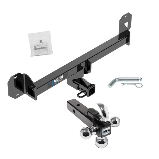 Reese Trailer Tow Hitch Receiver For 16-22 Mercedes GLC300 w/Tri-Ball Triple Ball 1-7/8" 2" 2-5/16"