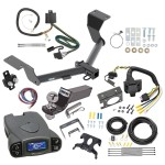 Trailer Hitch Tow Package Prodigy P3 Brake Control For 17-19 Honda CR-V 20-24 Except Hybrid w/ 7-Way RV Wiring 2" Drop Mount 2" Ball Class 3 2" Receiver Reese Tekonsha