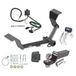 Reese Trailer Tow Hitch For 17-19 Honda CR-V 20-24 Except Hybrid Deluxe Package Wiring 2" Ball and Lock