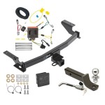 Reese Trailer Tow Hitch For 13-16 Mazda CX-5 Deluxe Package Wiring 2" Ball Mount and Lock