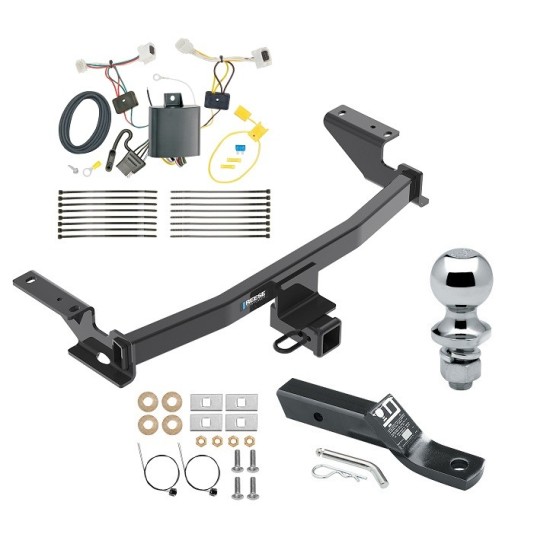 Reese Trailer Tow Hitch For 17-21 Mazda CX-5 2" Receiver Complete Package w/ Wiring and 1-7/8" Ball