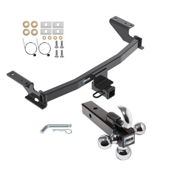 Reese Trailer Tow Hitch Receiver For 13-24 Mazda CX-5 w/Tri-Ball Triple Ball 1-7/8" 2" 2-5/16"