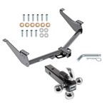 Reese Trailer Tow Hitch Receiver For 17-24 Nissan Titan except XD w/Tri-Ball Triple Ball 1-7/8" 2" 2-5/16"