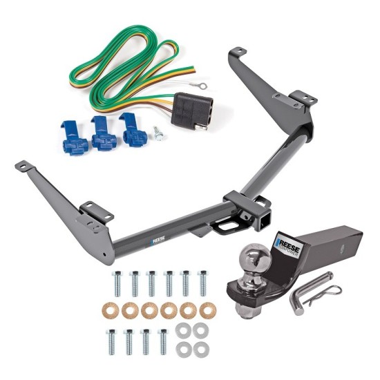 Reese Trailer Hitch For 17-18 Nissan Titan Except Titan XD Complete Package w/ Wiring and 2" Ball