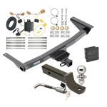 Reese Trailer Tow Hitch For 18-24 Volkswagen Atlas Except Cross Sport Deluxe Package Wiring 2" Ball Mount and Lock