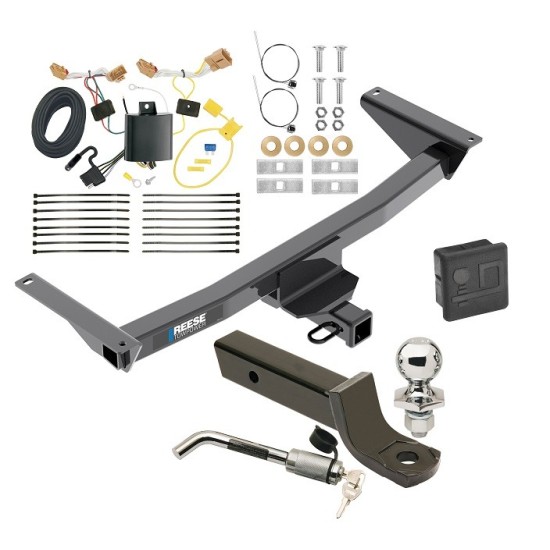 Reese Trailer Tow Hitch For 18-24 Volkswagen Atlas Except Cross Sport Deluxe Package Wiring 2" Ball Mount and Lock