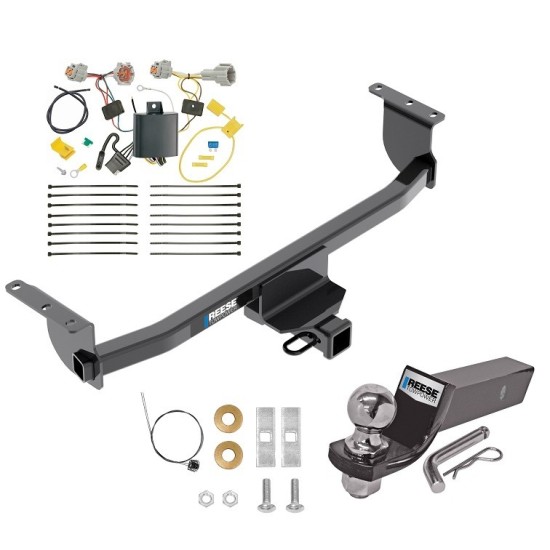 Tow Package For 17-19 Nissan Rogue Sport Trailer Hitch w/ Wiring 2" Drop Mount 2" Ball 2" Receiver Reese