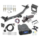 Trailer Hitch Tow Package Prodigy P3 Brake Control For 18-24 Buick Enclave w/ 7-Way RV Wiring 2" Drop Mount 2" Ball Class 3 2" Receiver Reese Tekonsha