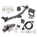 Reese Deluxe Package For 18-23 Chevy Traverse 24-24 Limited 18-24 Buick Enclave w/ 7-Way RV Wiring Harness Kit 2" Ball and Mount Bracket 2" Receiver Class 3