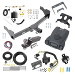 Trailer Hitch Tow Package Prodigy P3 Brake Control For 18-23 Volkswagen Tiguan w/ 7-Way RV Wiring 2" Drop Mount 2" Ball Class 3 2" Receiver Reese Tekonsha