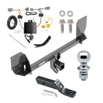 Reese Trailer Tow Hitch For 16-24 Volvo XC90 2" Receiver Complete Package w/ Wiring and 1-7/8" Ball