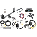 Trailer Hitch Tow Package Prodigy P3 Brake Control For 16-24 Volvo XC90 w/ 7-Way RV Wiring 2" Drop Mount 2" Ball Class 4 2" Receiver Reese Tekonsha