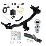 Reese Trailer Tow Hitch For 18-24 Alfa Romeo Stelvio Class 4 2" Receiver Complete Package w/ Wiring and 1-7/8" Ball