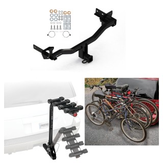 Trailer Hitch w 4 Bike Rack For 18 23 Alfa Romeo Stelvio Except