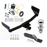 Reese Trailer Tow Hitch For 21-24 Lexus NX250 NX350 NX350h NX450h+ 2" Receiver Complete Package w/ Wiring and 1-7/8" Ball