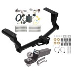 Tow Package For 18-24 Subaru Impreza Trailer Hitch w/ Wiring 2" Drop Mount 2" Ball 2" Receiver Reese