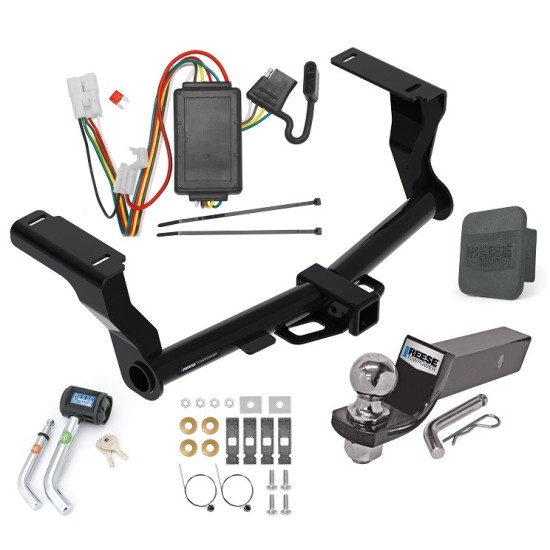 Reese Trailer Tow Hitch For 18-24 Subaru Crosstrek Except Hybrid Deluxe Package Wiring 2" Ball and Lock