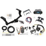 Trailer Hitch Tow Package Prodigy P3 Brake Control For 16-24 Subaru Crosstrek Except Hybrid w/ 7-Way RV Wiring 2" Drop Mount 2" Ball Class 3 2" Receiver Reese Tekonsha