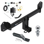 Reese Trailer Tow Hitch For 18-21 BMW X3 Class 3 2" Receiver Complete Package w/ Wiring and 1-7/8" Ball