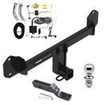 Reese Trailer Tow Hitch For 21-24 BMW X4 Class 3 2" Receiver Complete Package w/ Wiring and 1-7/8" Ball