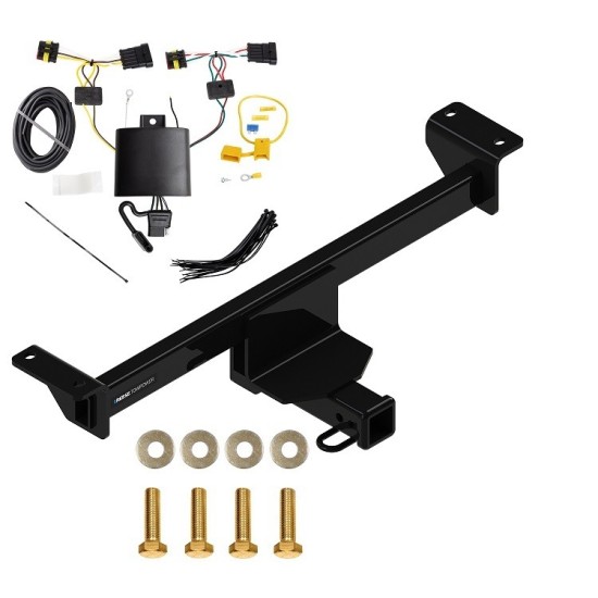 Reese Trailer Tow Hitch For 19-24 Infiniti QX50 w/ Plug & Play Wiring Kit Class 3 2" Receiver